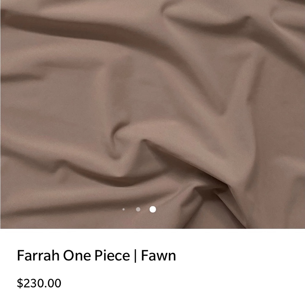 MYRA SWIM - Farrah One Piece Medium Fawn - Picture 8 of 12